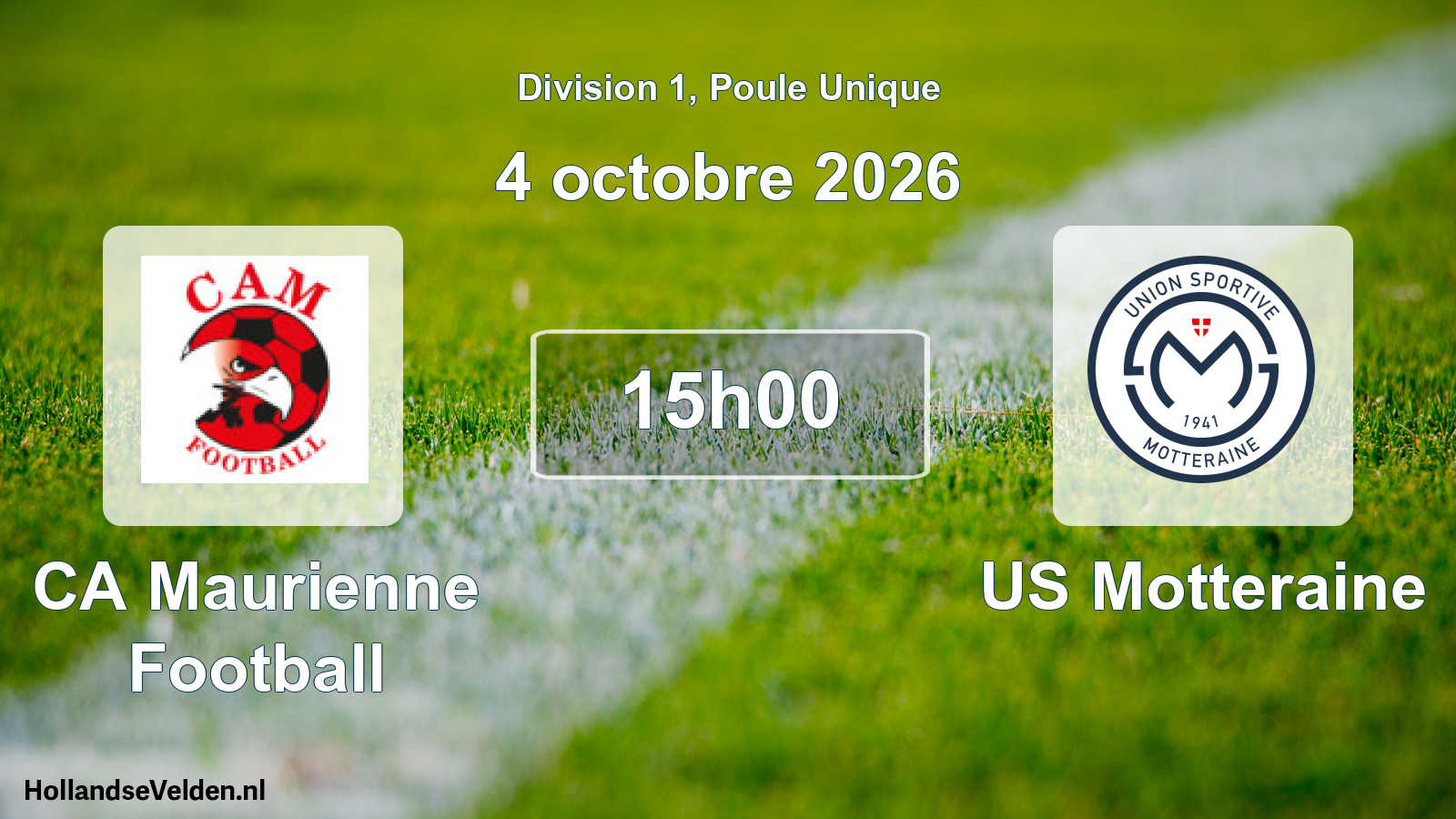 Scheduled Match: CA Maurienne Football - US Motteraine (4 October 2026)