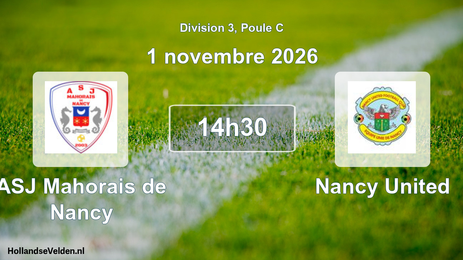 Scheduled Match: ASJ Mahorais de Nancy - Nancy United (1 November 2026)