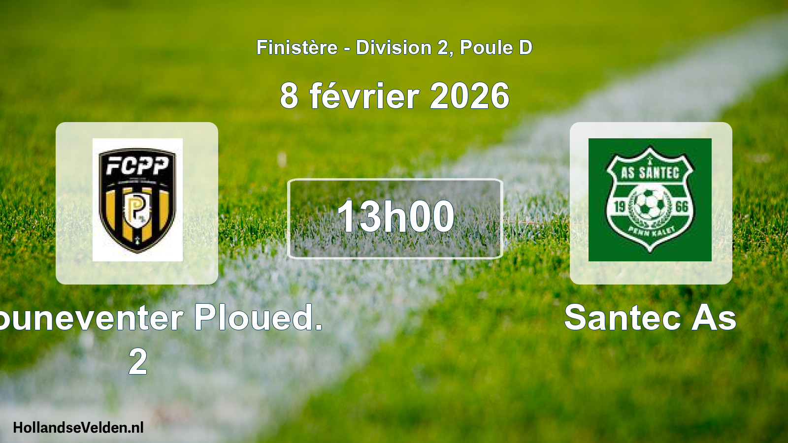 Geplande wedstrijd: Plouneventer Ploued. 2 - Santec As (8 février 2026)