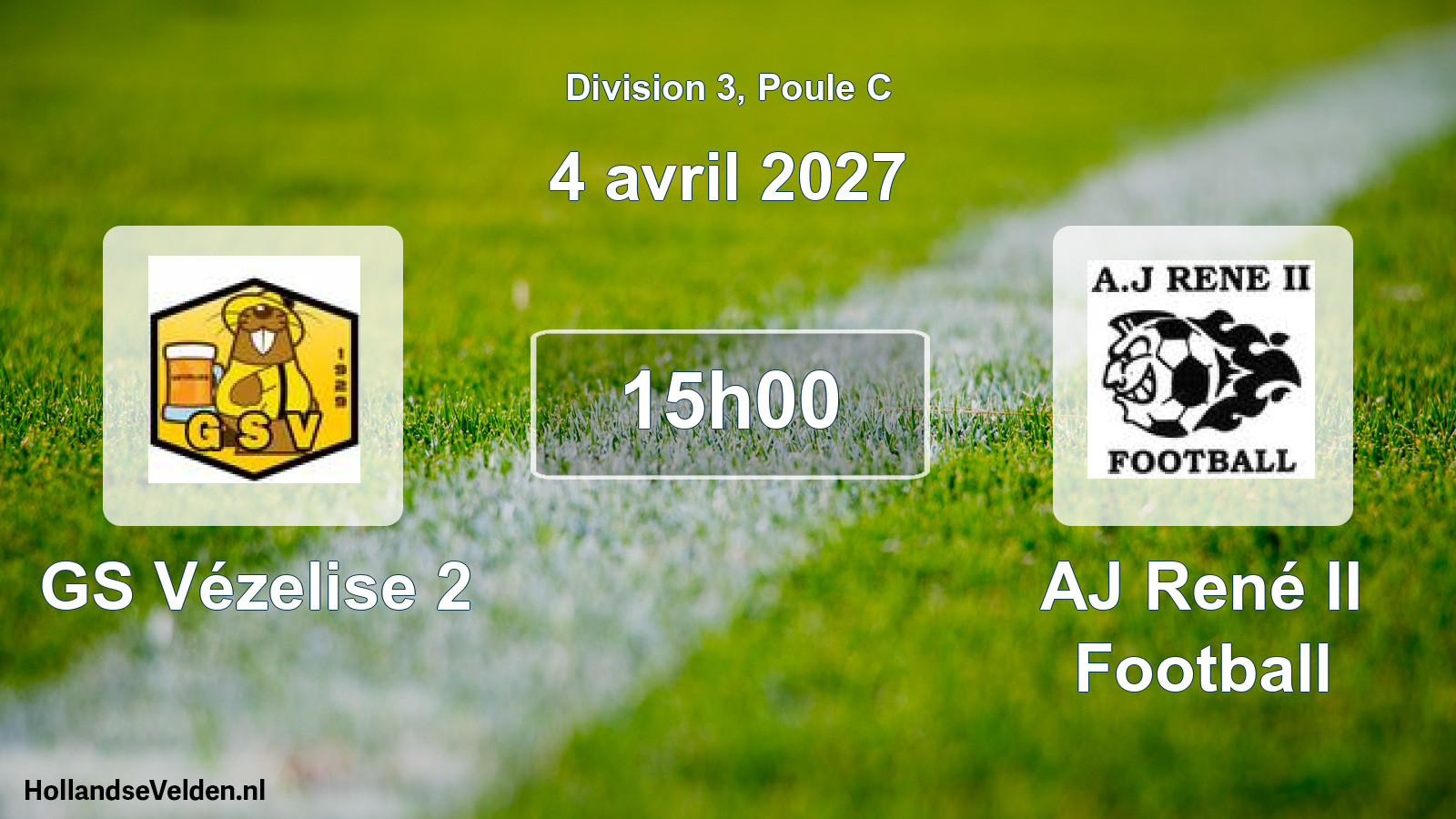 Scheduled Match: GS Vézelise 2 - AJ René II Football (4 April 2027)