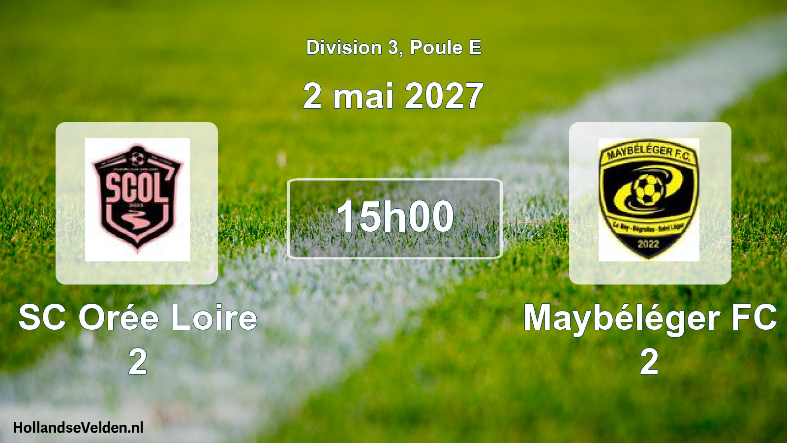 Scheduled Match: SC Orée Loire 2 - Maybéléger FC 2 (2 May 2027)