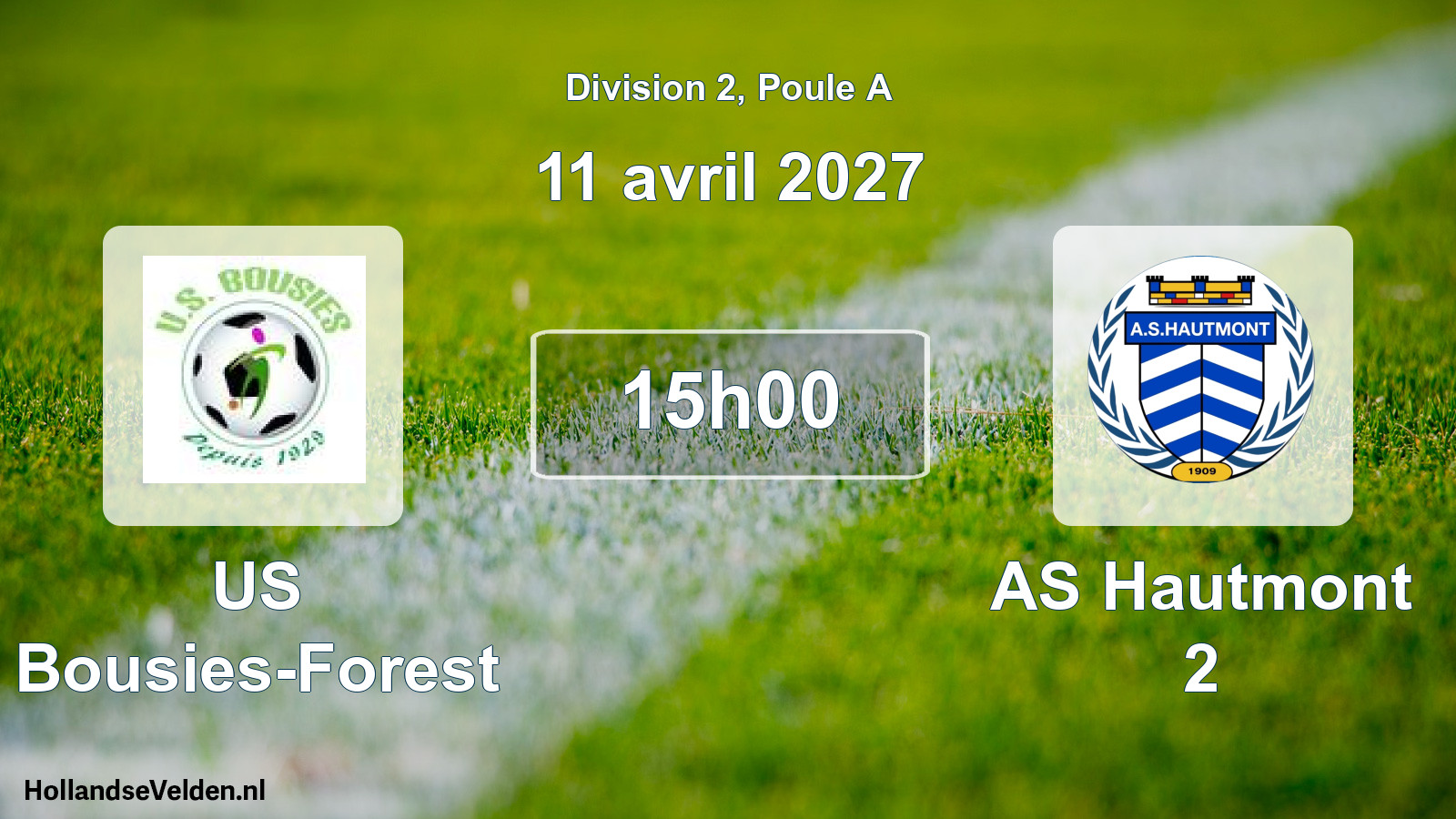 Scheduled Match: US Bousies-Forest - AS Hautmont 2 (11 April 2027)