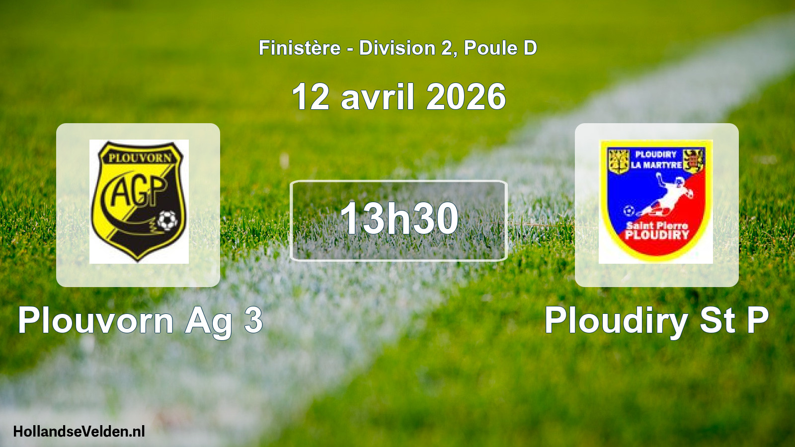 Scheduled Match: Plouvorn Ag 3 - Ploudiry St P (12 April 2026)