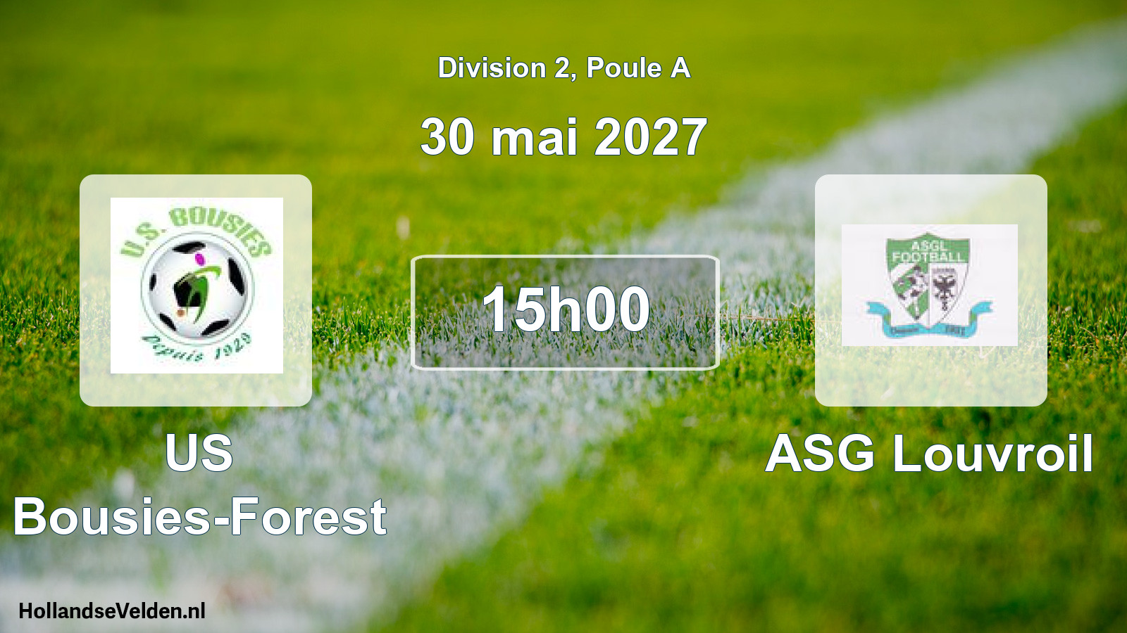 Scheduled Match: US Bousies-Forest - ASG Louvroil (30 May 2027)