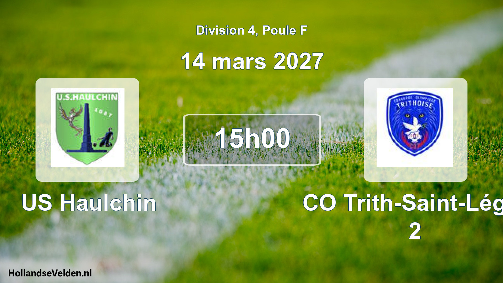 Match programmé: US Haulchin - CO Trith-Saint-Léger 2 (14 mars 2027)