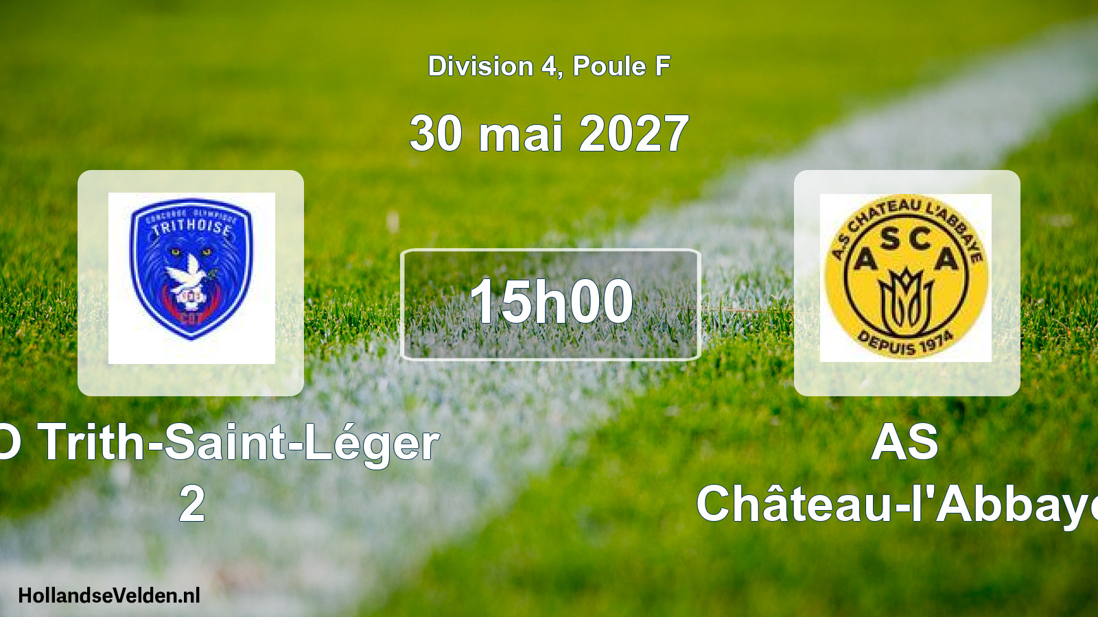 Scheduled Match: CO Trith-Saint-Léger 2 - AS Château-l'Abbaye (30 May 2027)