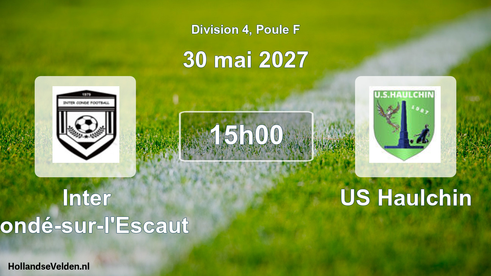 Match programmé: Inter Condé-sur-l'Escaut - US Haulchin (30 mai 2027)