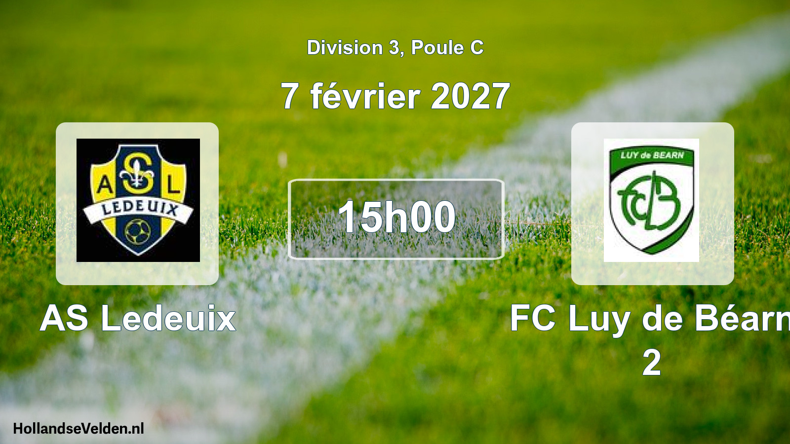 Scheduled Match: AS Ledeuix - FC Luy de Béarn 2 (7 February 2027)