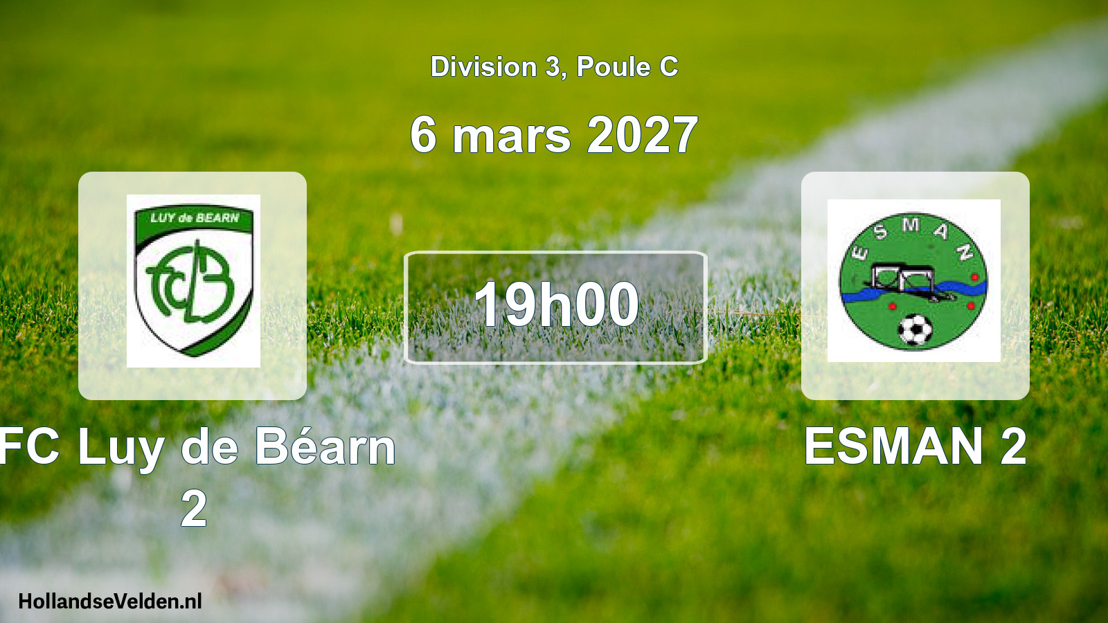 Scheduled Match: FC Luy de Béarn 2 - ESMAN 2 (6 March 2027)