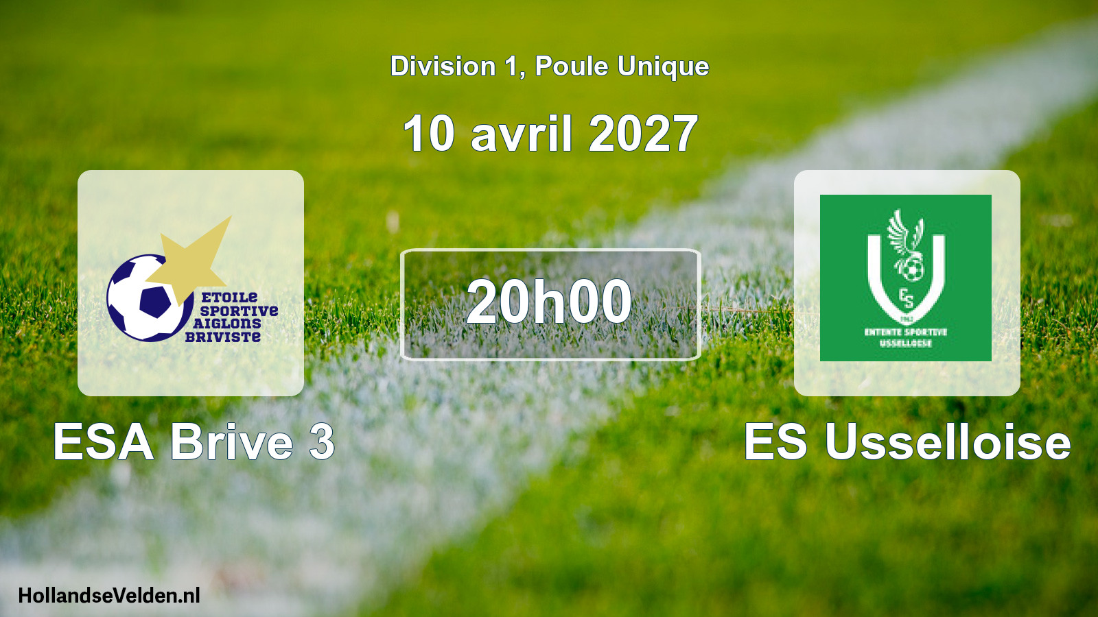 Scheduled Match: ESA Brive 3 - ES Usselloise (10 April 2027)