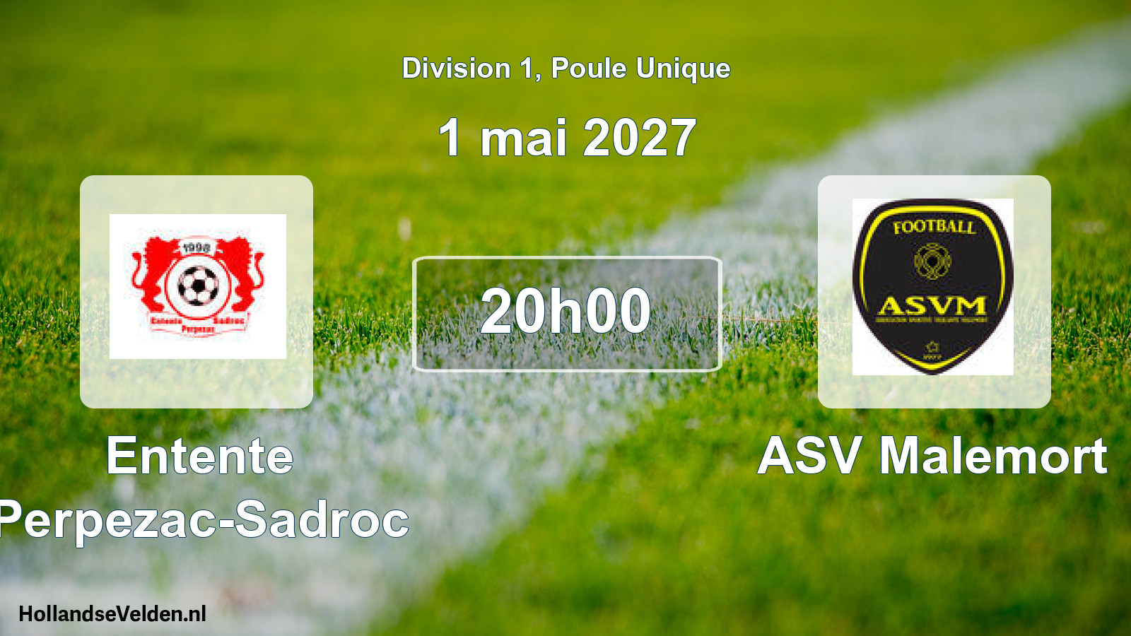 Scheduled Match: Entente Perpezac-Sadroc - ASV Malemort (1 May 2027)