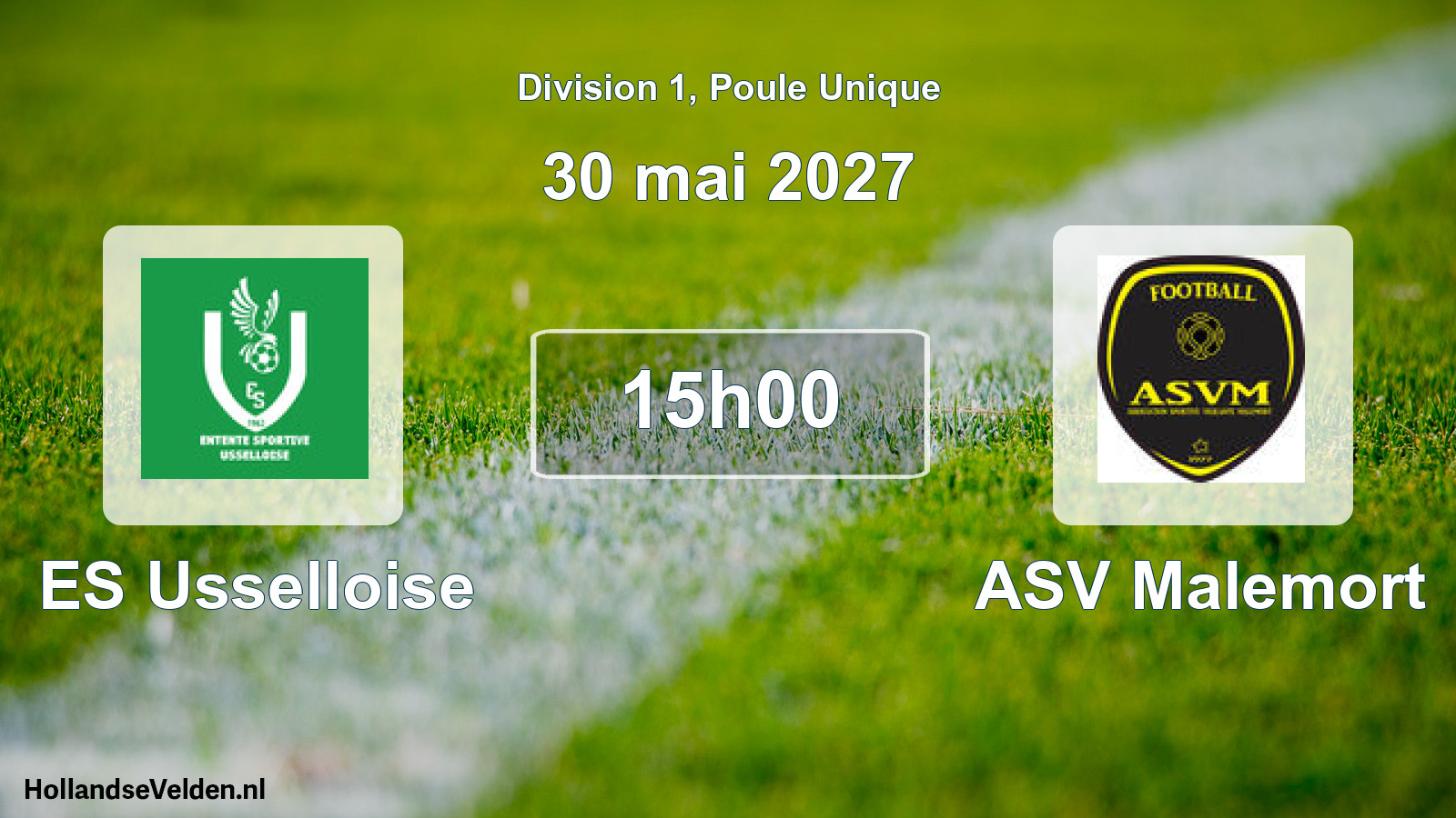 Scheduled Match: ES Usselloise - ASV Malemort (30 May 2027)