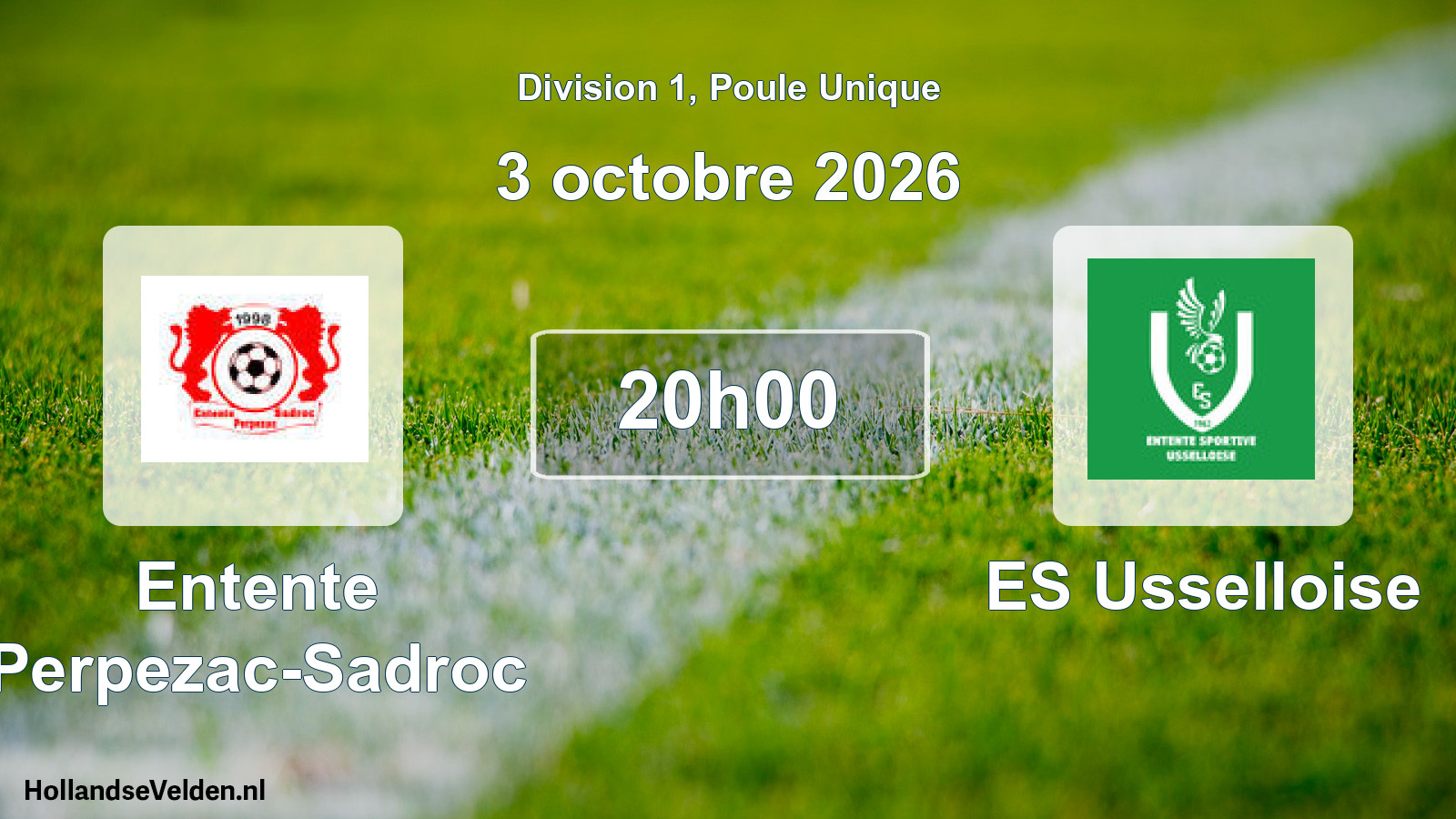 Scheduled Match: Entente Perpezac-Sadroc - ES Usselloise (3 October 2026)