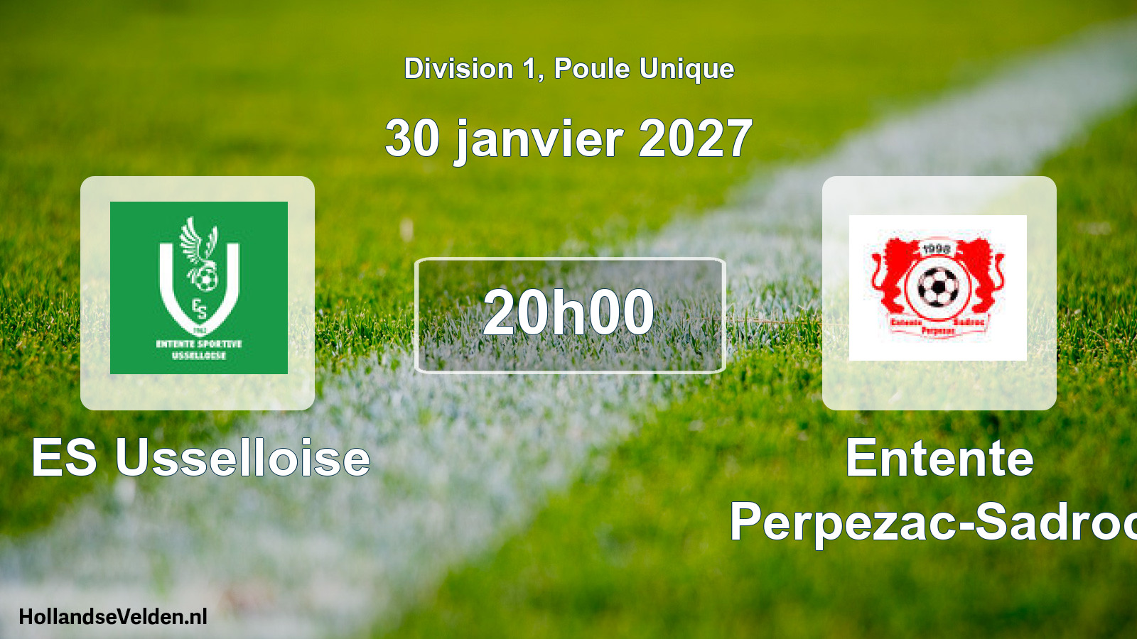 Scheduled Match: ES Usselloise - Entente Perpezac-Sadroc (30 January 2027)
