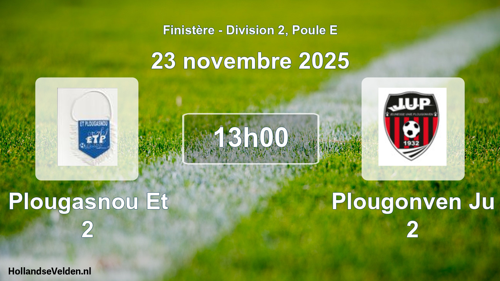 Scheduled Match: Plougasnou Et 2 - Plougonven Ju 2 (23 November 2025)