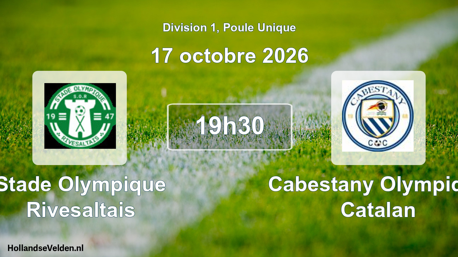 Scheduled Match: Stade Olympique Rivesaltais - Cabestany Olympique Catalan (17 October 2026)