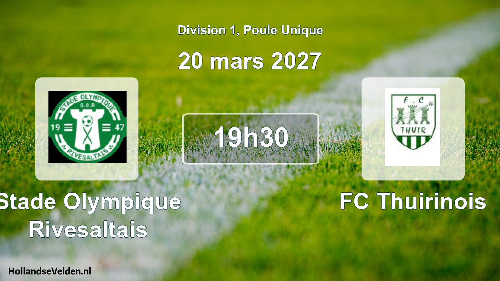 Scheduled Match: Stade Olympique Rivesaltais - FC Thuirinois (20 March 2027)
