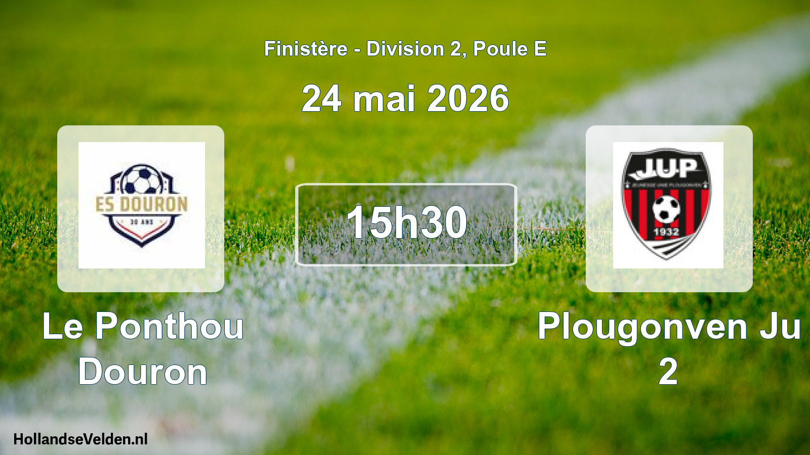 Scheduled Match: Le Ponthou Douron - Plougonven Ju 2 (24 May 2026)