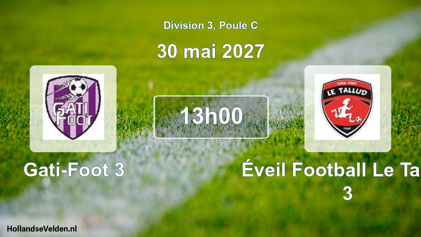 Scheduled Match: Gati-Foot 3 - Éveil Football Le Tallud 3 (30 May 2027)