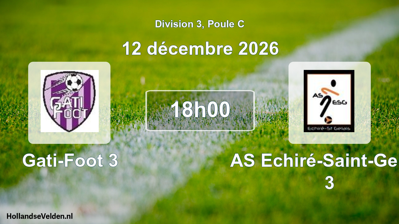 Scheduled Match: Gati-Foot 3 - AS Echiré-Saint-Gelais 3 (12 December 2026)