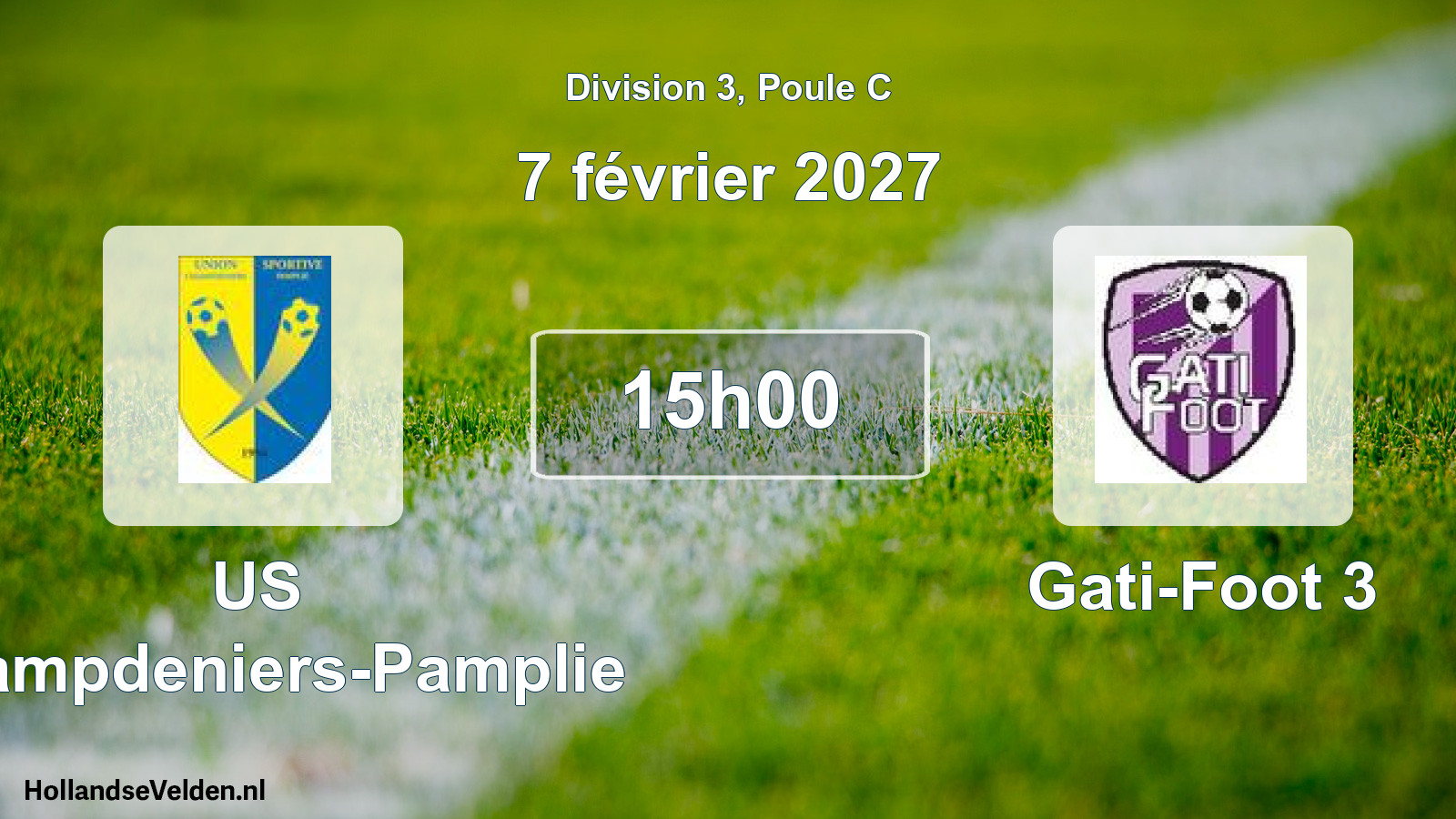 Scheduled Match: US Champdeniers-Pamplie - Gati-Foot 3 (7 February 2027)