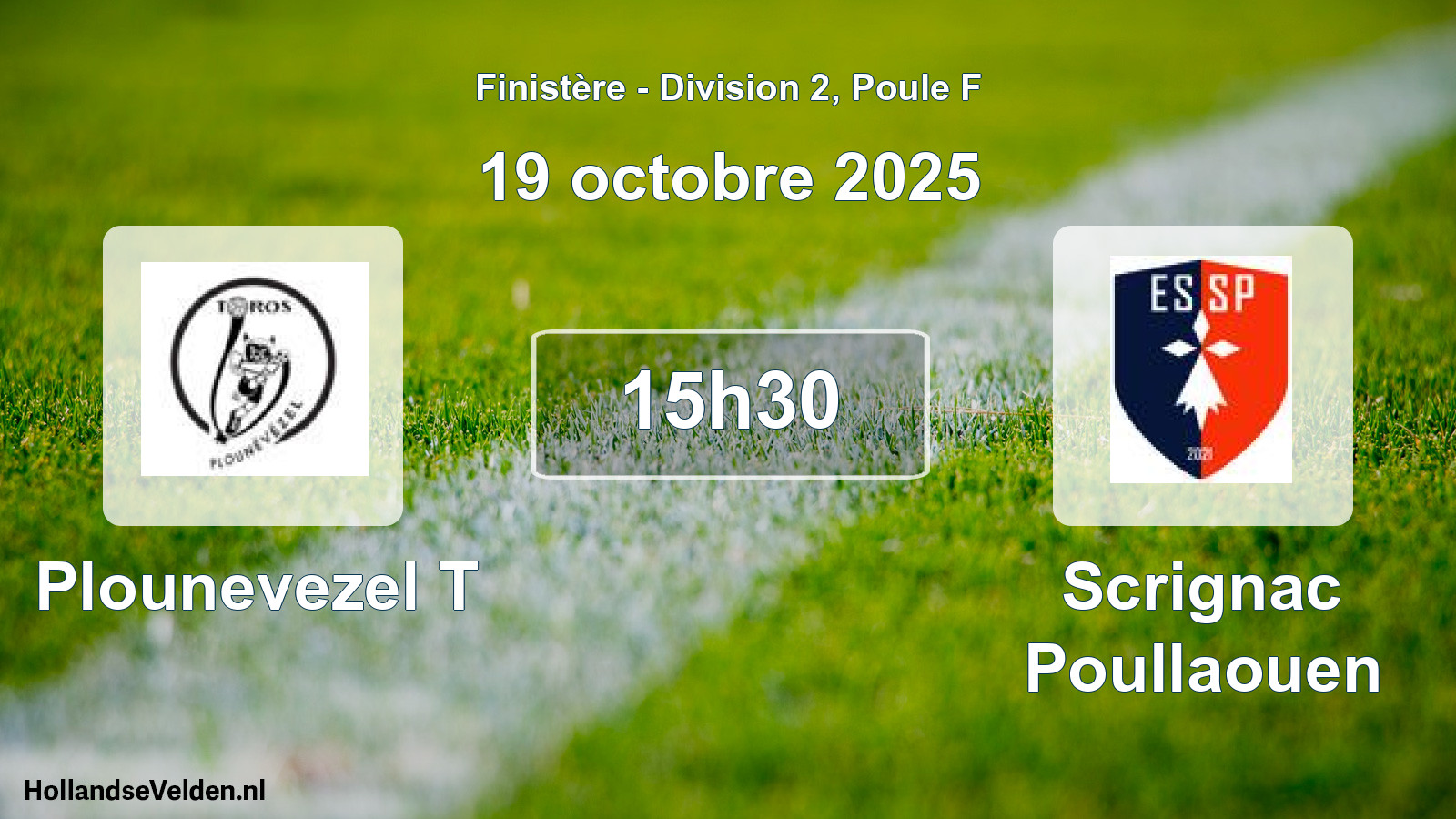 Geplande wedstrijd: Plounevezel T - Scrignac Poullaouen (19 oktober 2025)