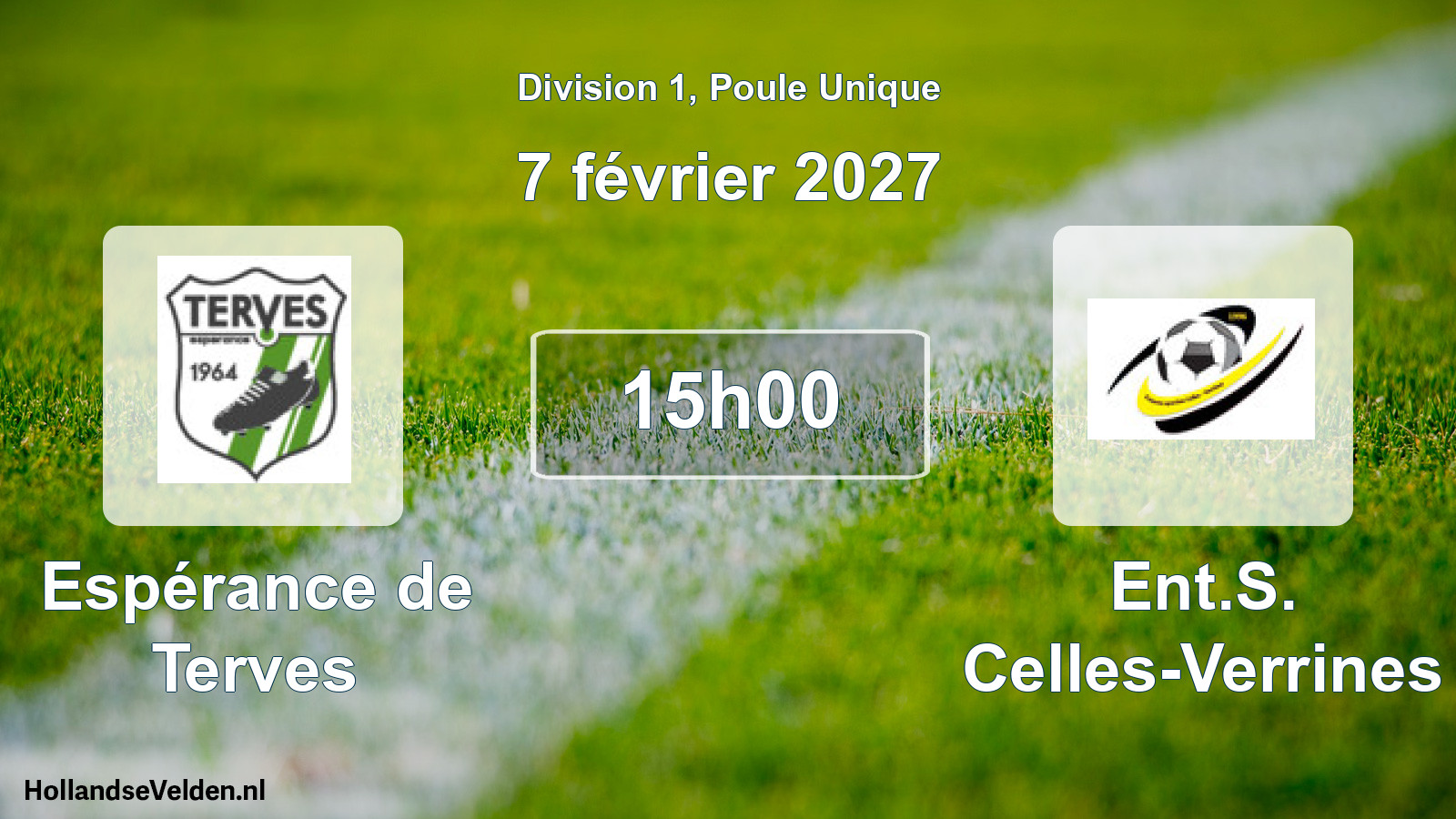 Scheduled Match: Espérance de Terves - Ent.S. Celles-Verrines (7 February 2027)