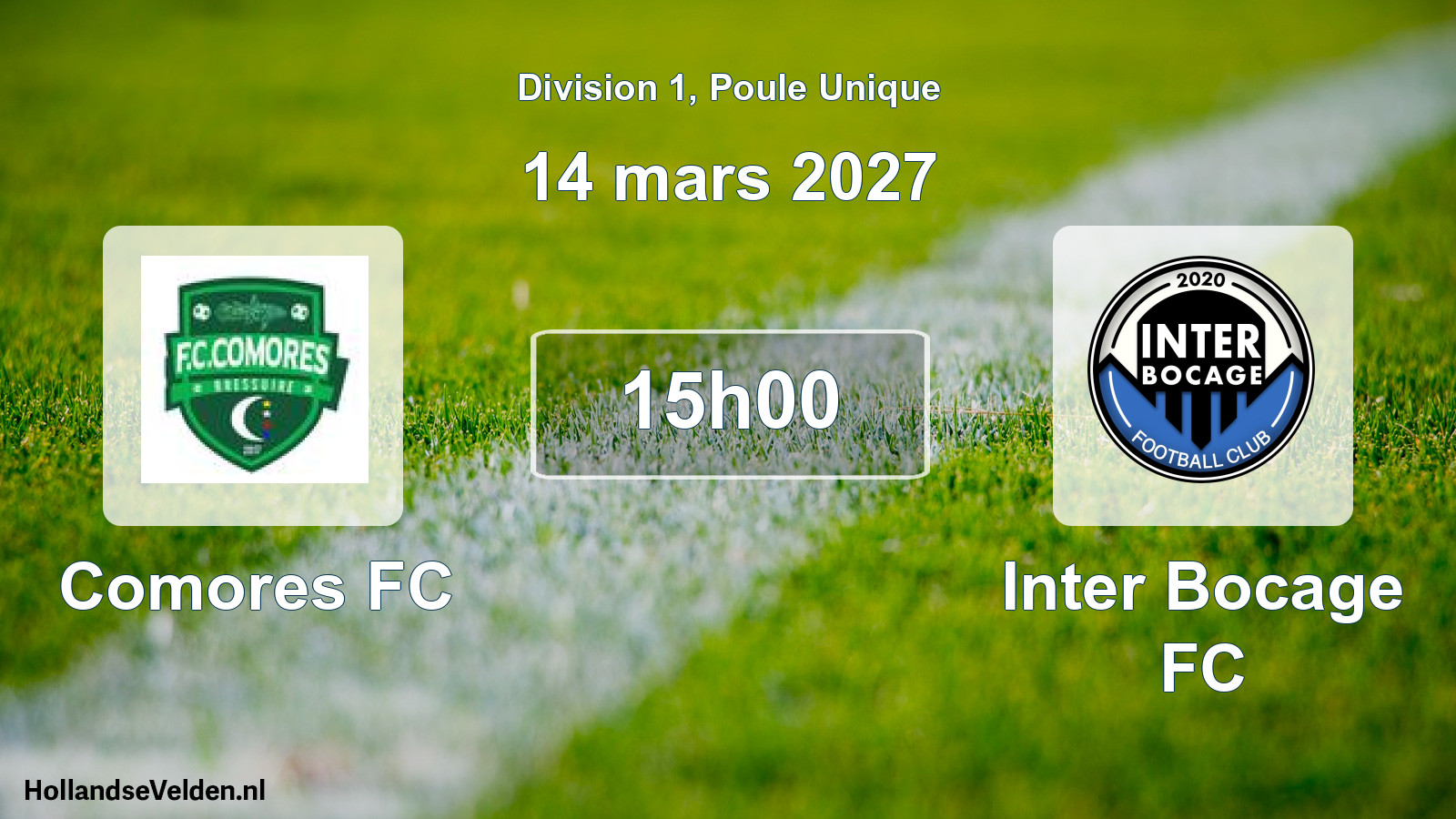 Scheduled Match: Comores FC - Inter Bocage FC (14 March 2027)