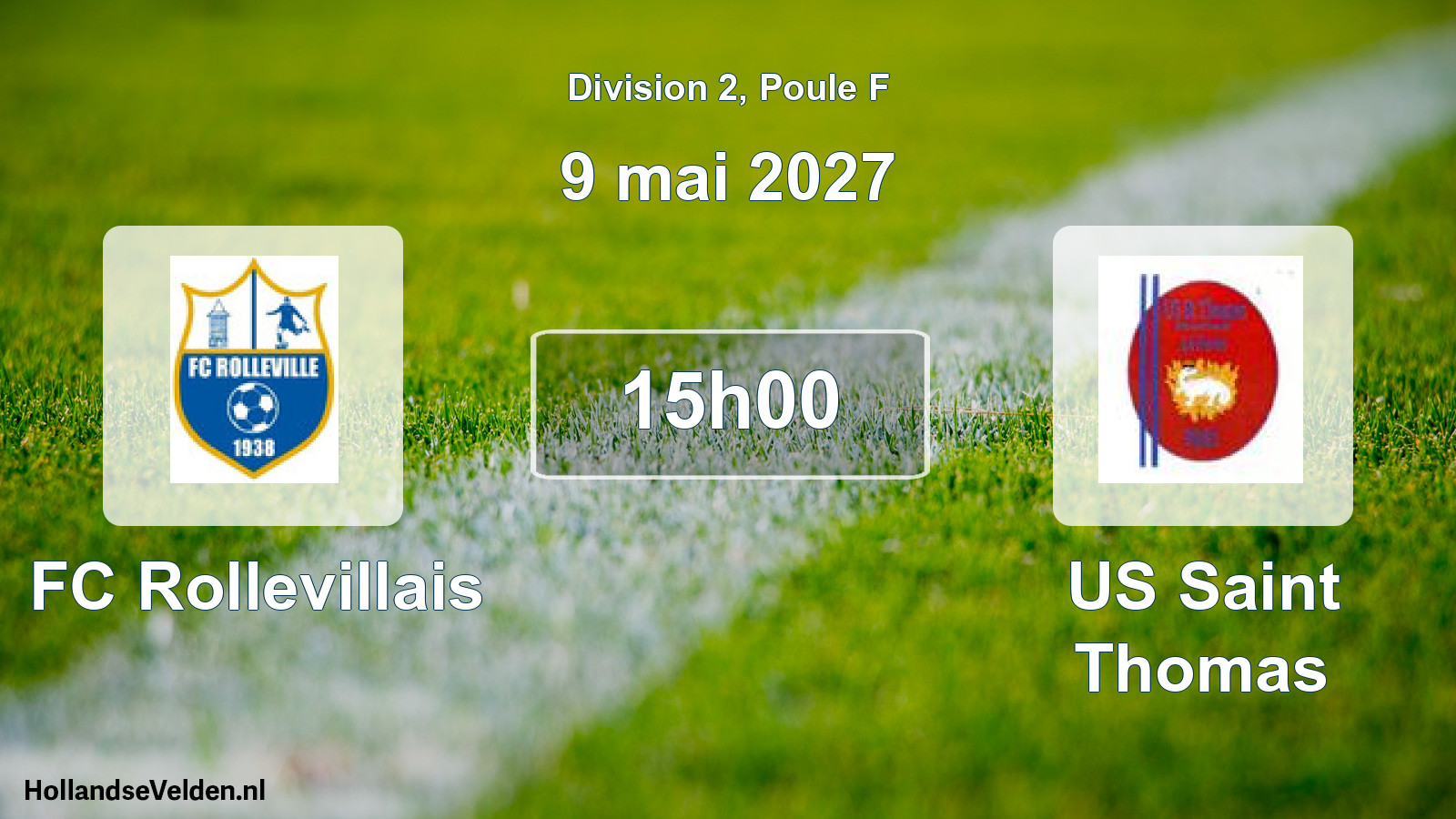 Geplande wedstrijd: FC Rollevillais - US Saint Thomas (9 mei 2027)