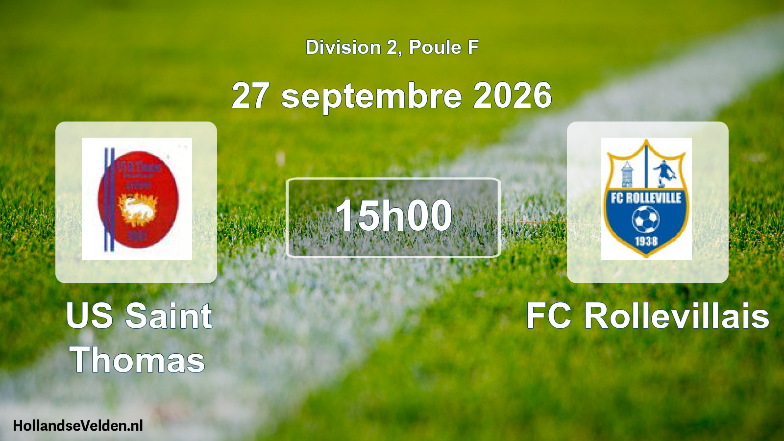 Geplande wedstrijd: US Saint Thomas - FC Rollevillais (27 september 2026)