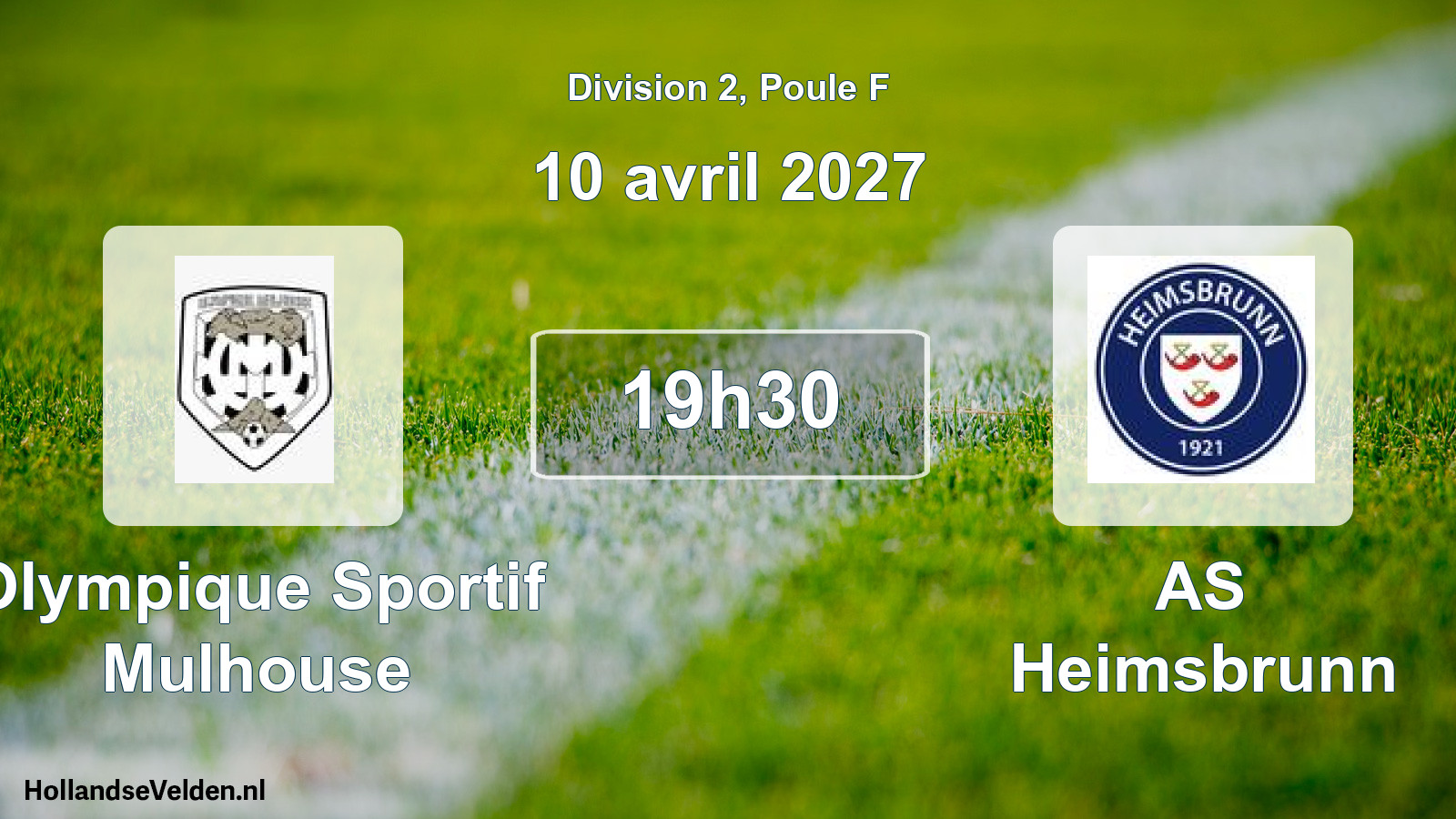 Geplande wedstrijd: Olympique Sportif Mulhouse - AS Heimsbrunn (10 april 2027)