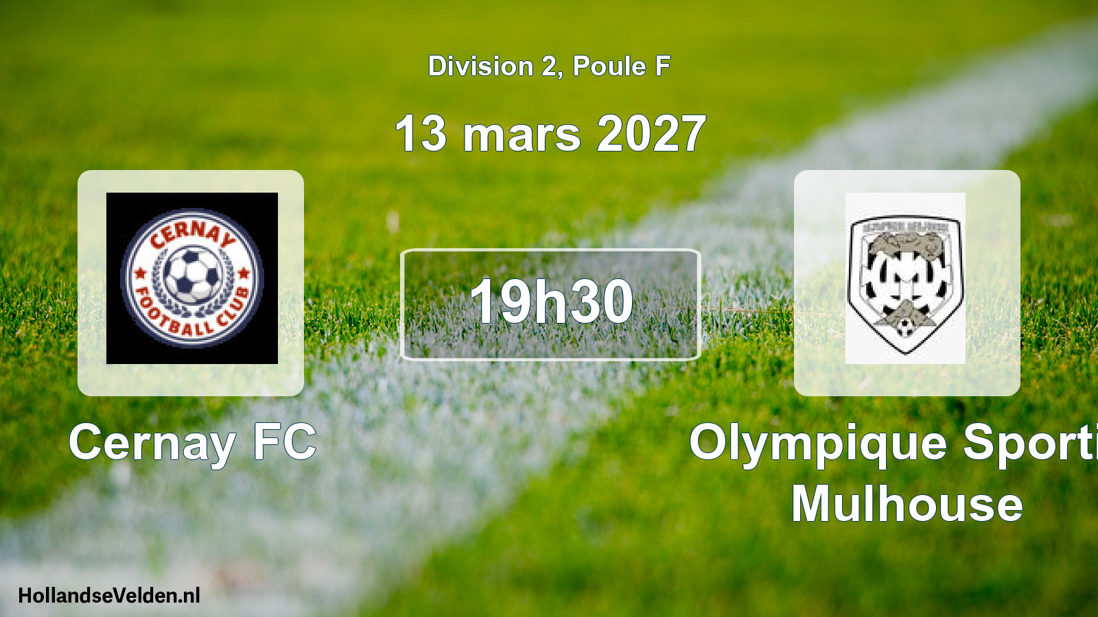 Scheduled Match: Cernay FC - Olympique Sportif Mulhouse (13 March 2027)