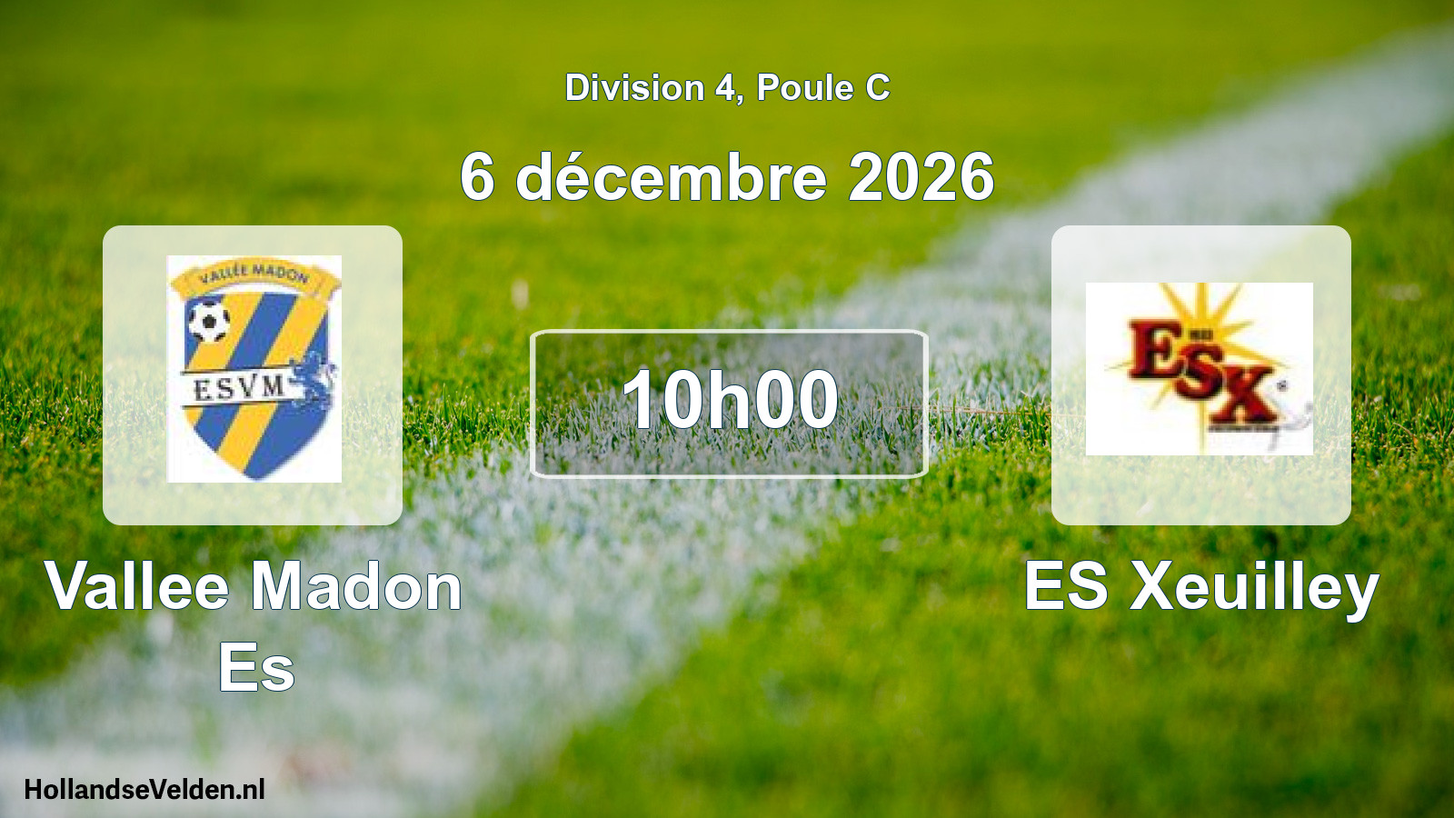 Geplande wedstrijd: Vallee Madon Es - ES Xeuilley (6 december 2026)