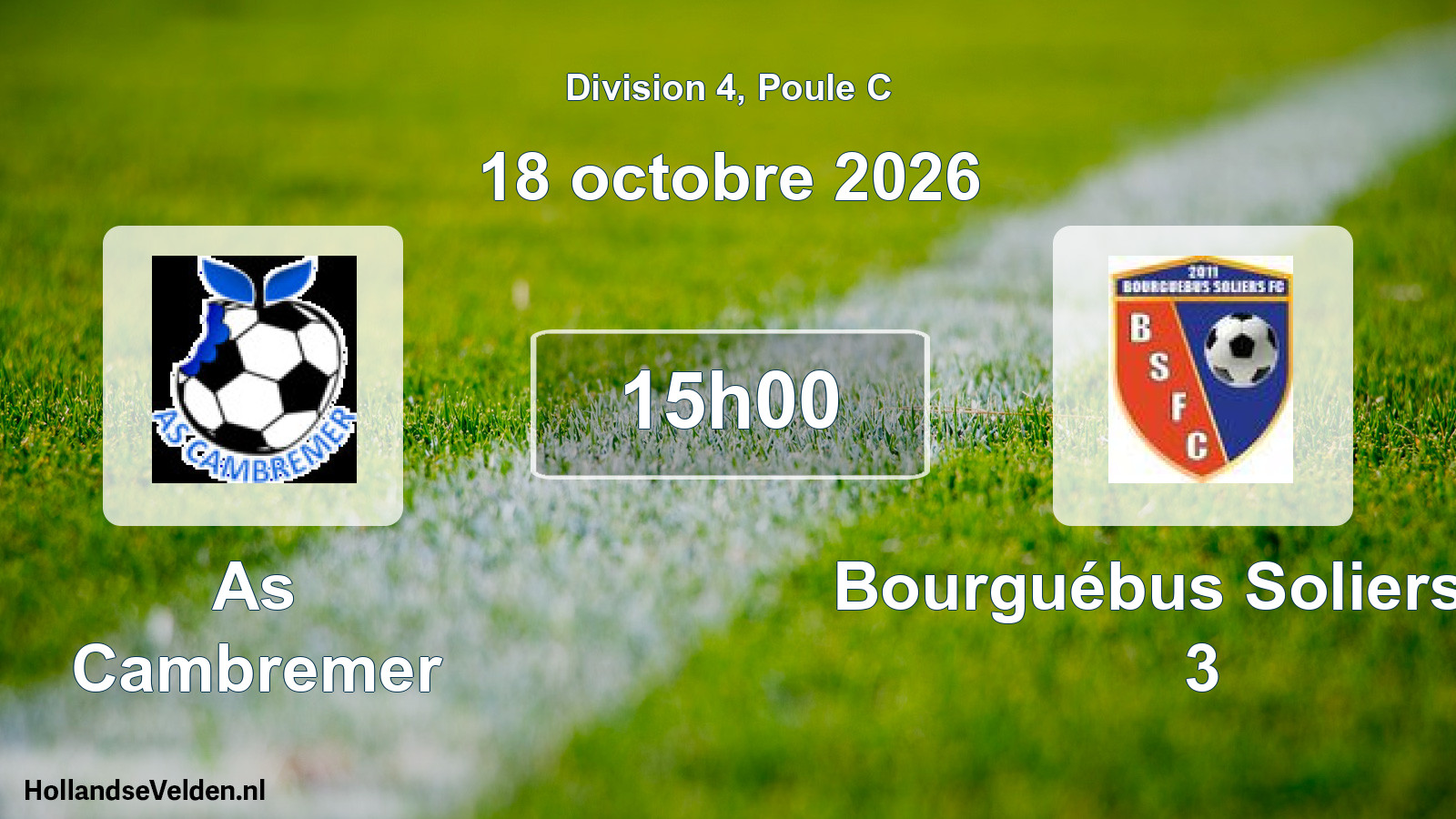 Scheduled Match: As Cambremer - Bourguébus Soliers FC 3 (18 October 2026)