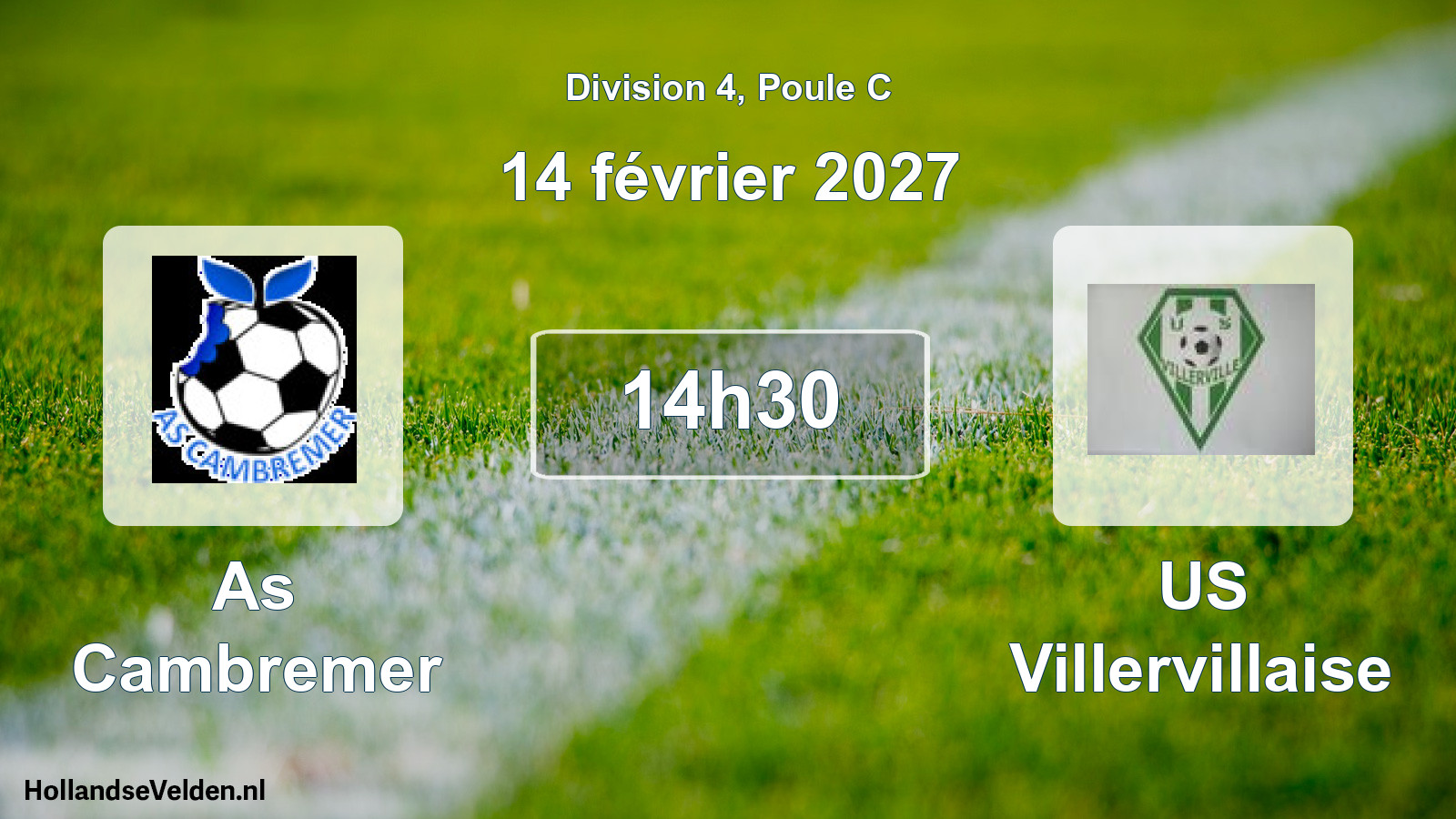 Scheduled Match: As Cambremer - US Villervillaise (14 February 2027)