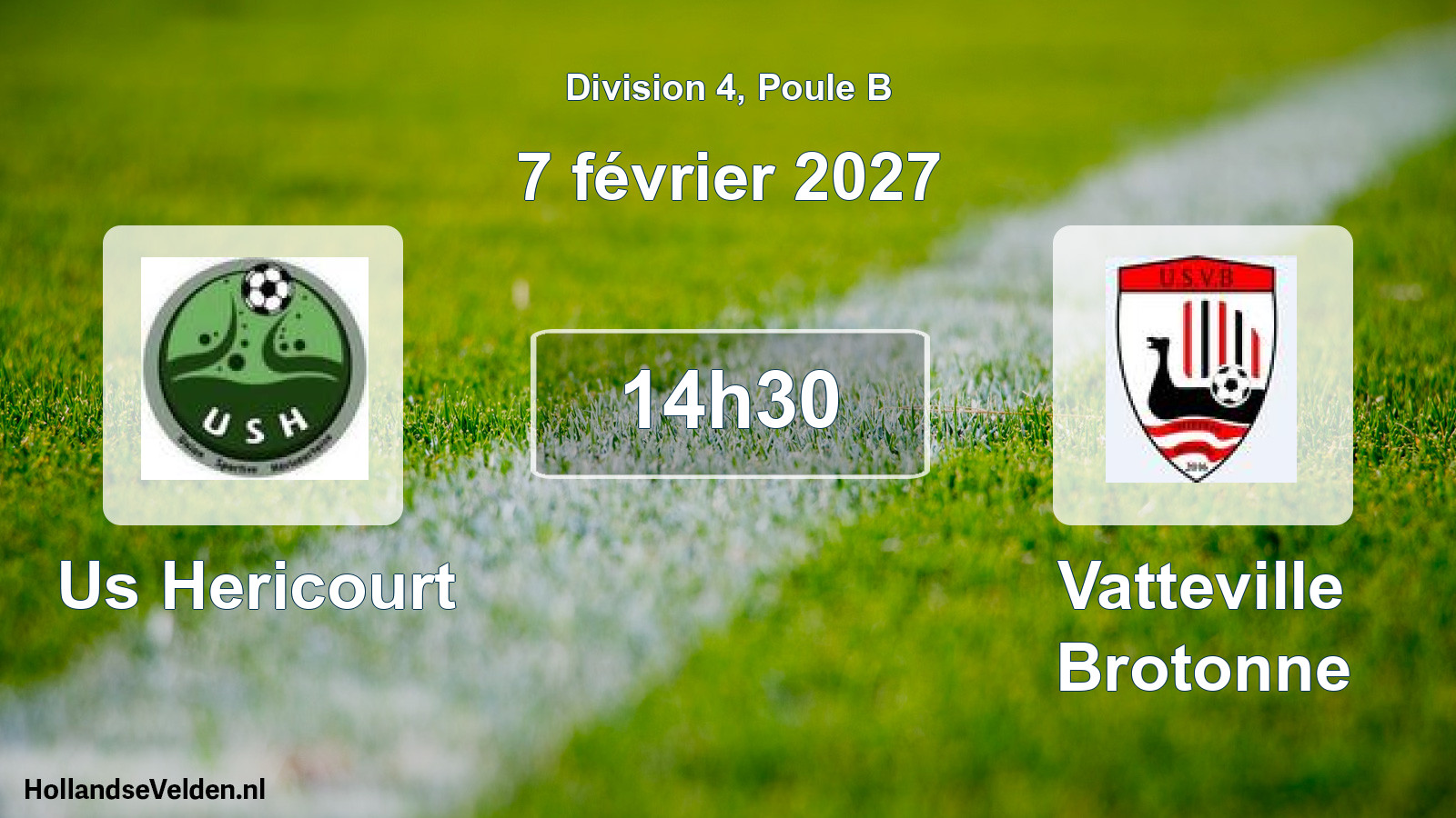 Scheduled Match: Us Hericourt - Vatteville Brotonne (7 February 2027)