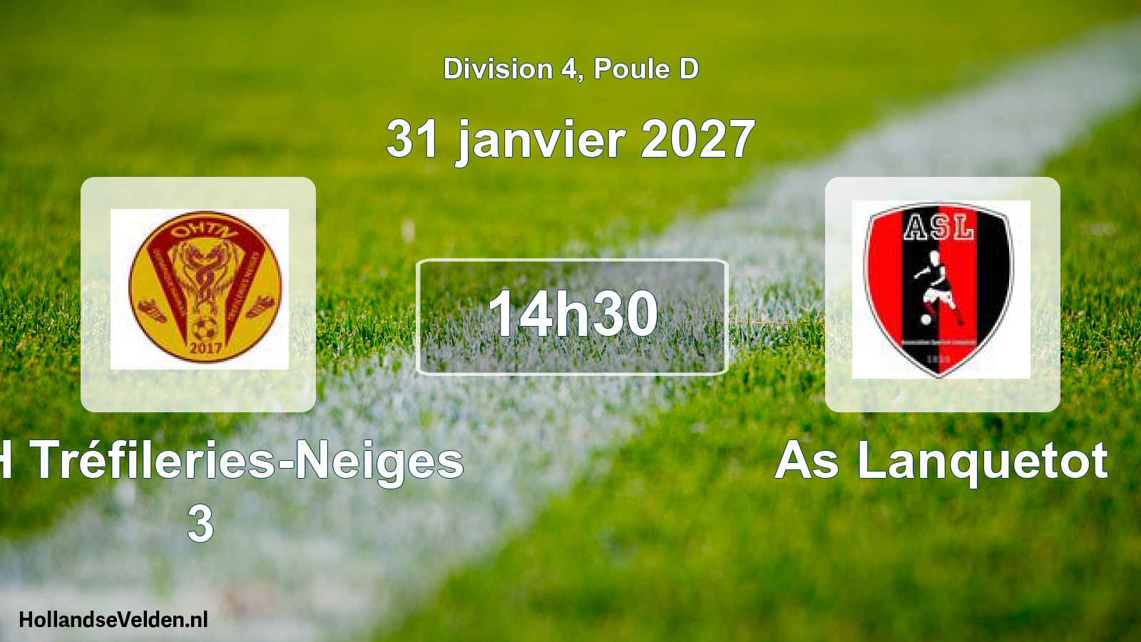 Match programmé: OH Tréfileries-Neiges 3 - As Lanquetot (31 janvier 2027)