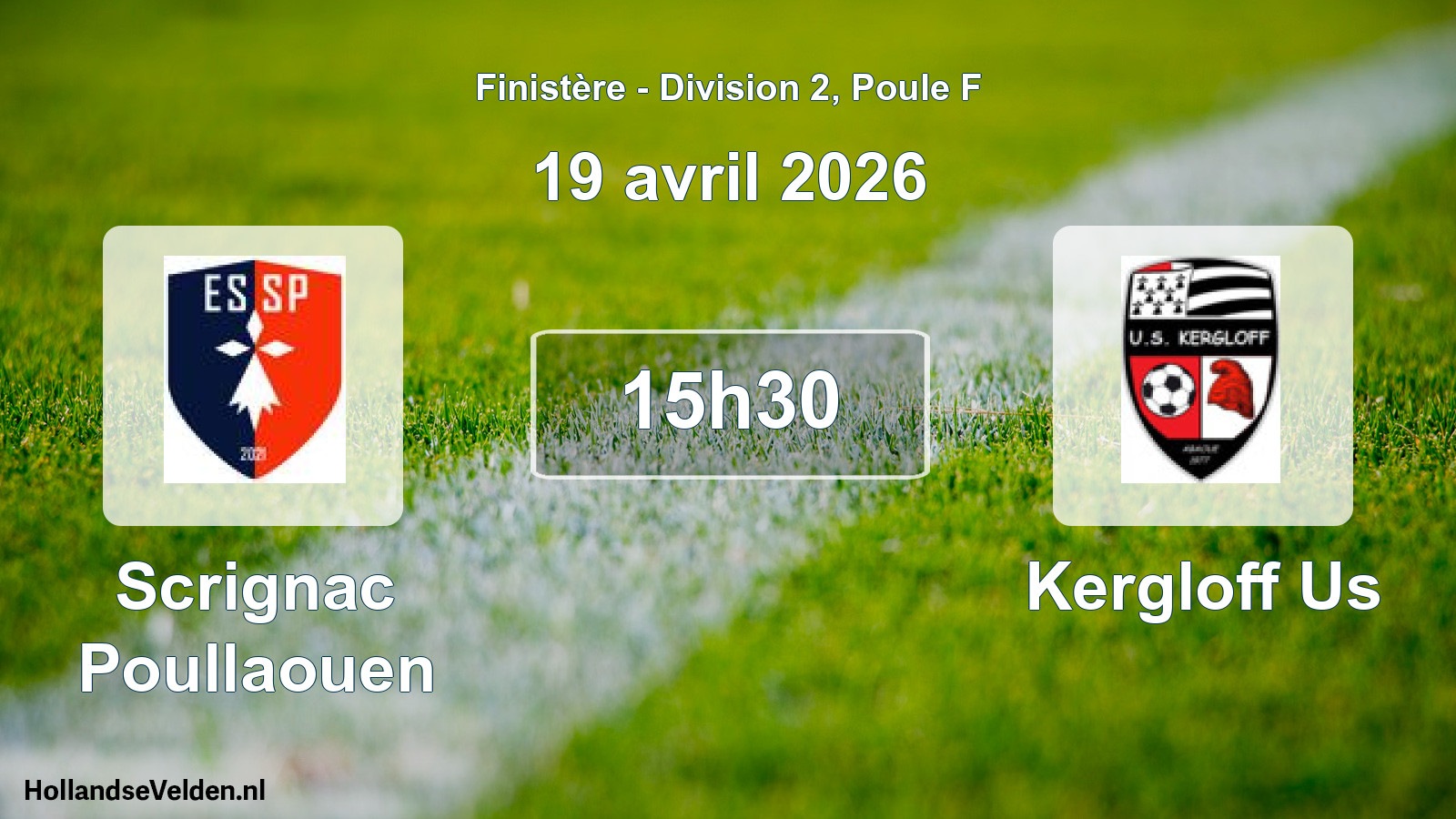 Scheduled Match: Scrignac Poullaouen - Kergloff Us (19 April 2026)