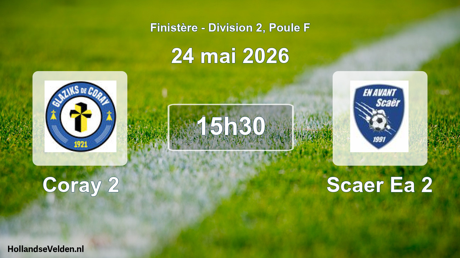 Scheduled Match: Coray 2 - Scaer Ea 2 (24 May 2026)
