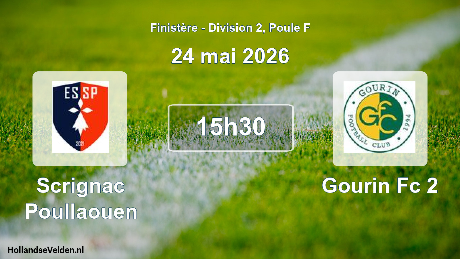 Scheduled Match: Scrignac Poullaouen - Gourin Fc 2 (24 May 2026)
