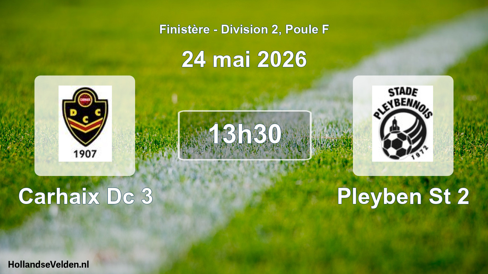 Geplande wedstrijd: Carhaix Dc 3 - Pleyben St 2 (24 mai 2026)