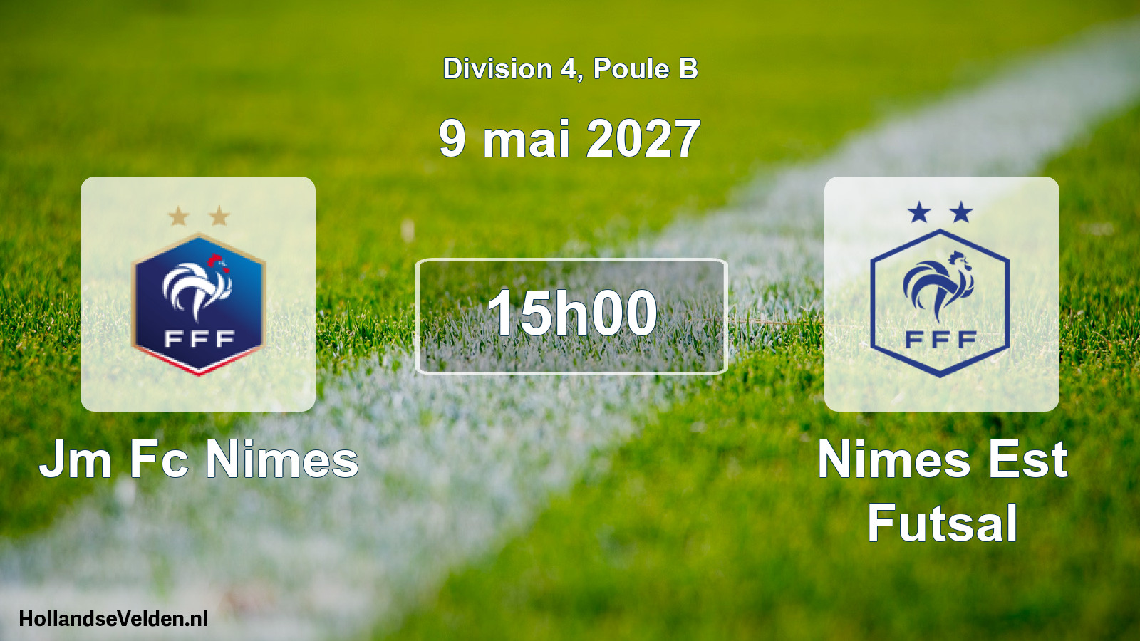 Match programmé: Jm Fc Nimes - Nimes Est Futsal (9 mai 2027)