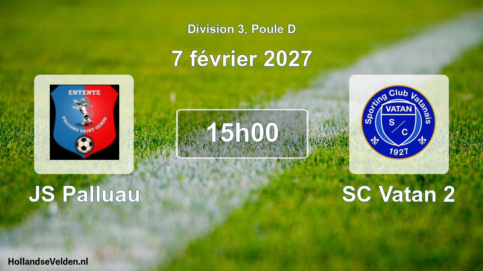 Scheduled Match: JS Palluau - SC Vatan 2 (7 February 2027)