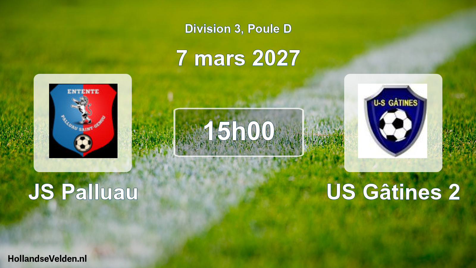 Scheduled Match: JS Palluau - US Gâtines 2 (7 March 2027)
