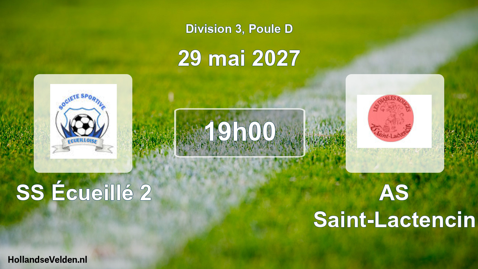 Scheduled Match: SS Écueillé 2 - AS Saint-Lactencin (29 May 2027)