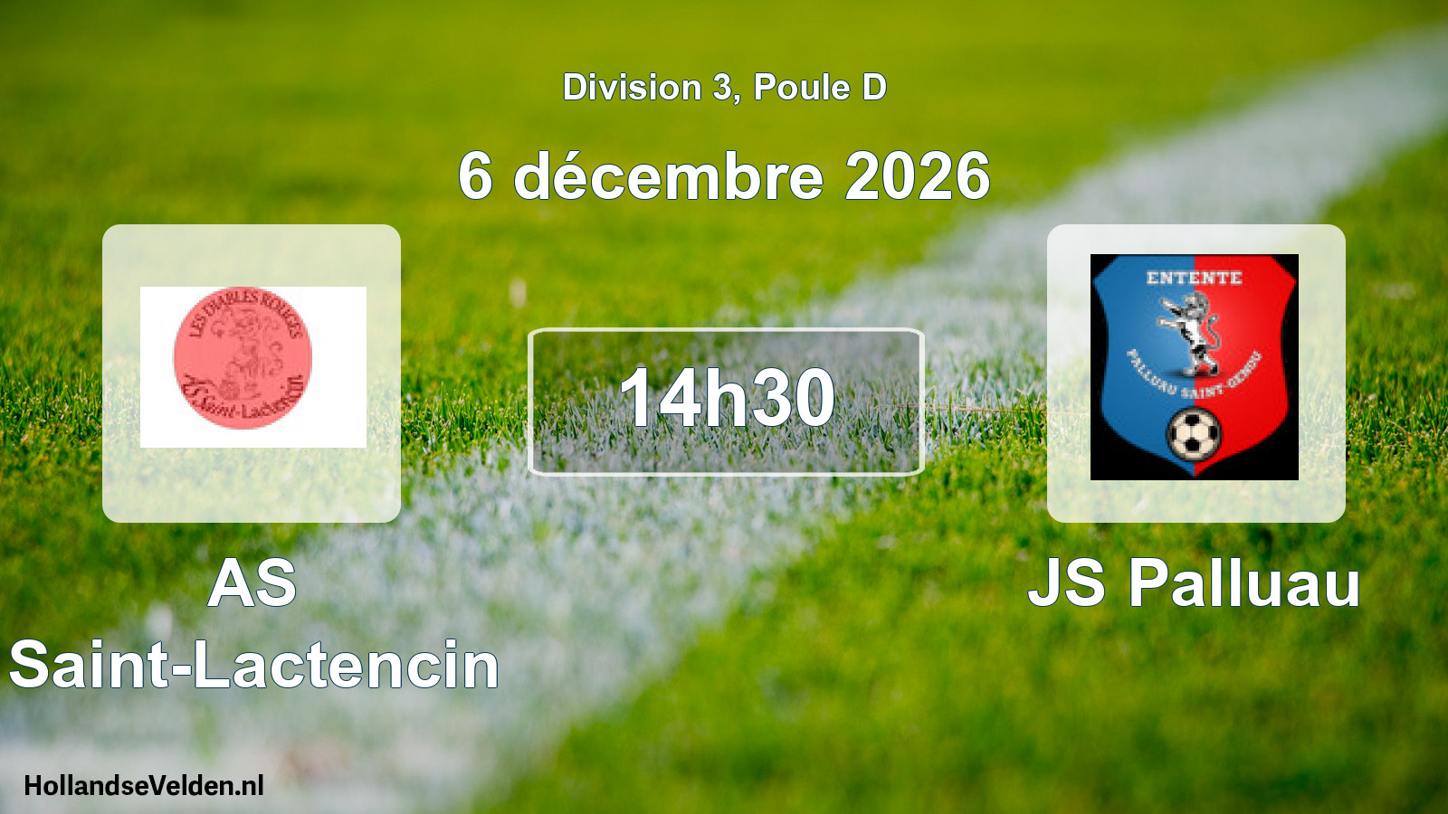 Scheduled Match: AS Saint-Lactencin - JS Palluau (6 December 2026)
