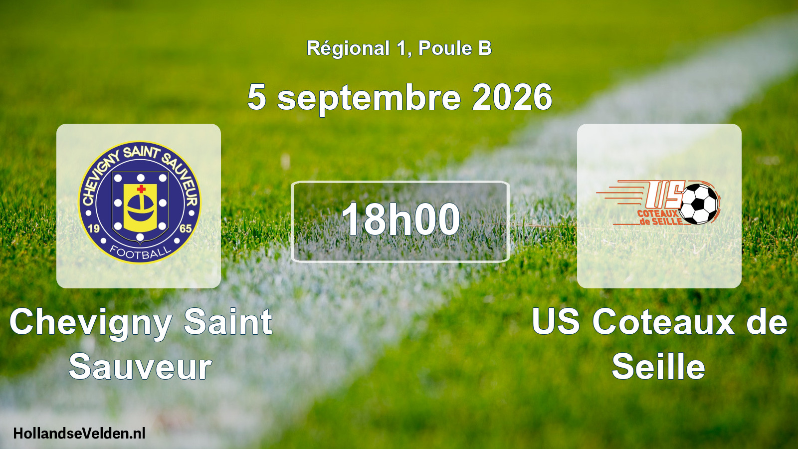 Scheduled Match: Chevigny Saint Sauveur - US Coteaux de Seille (5 September 2026)