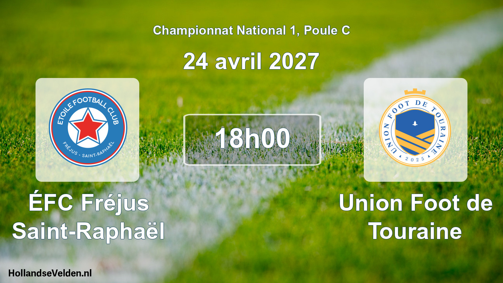 Scheduled Match: ÉFC Fréjus Saint-Raphaël - Union Foot de Touraine (24 April 2027)
