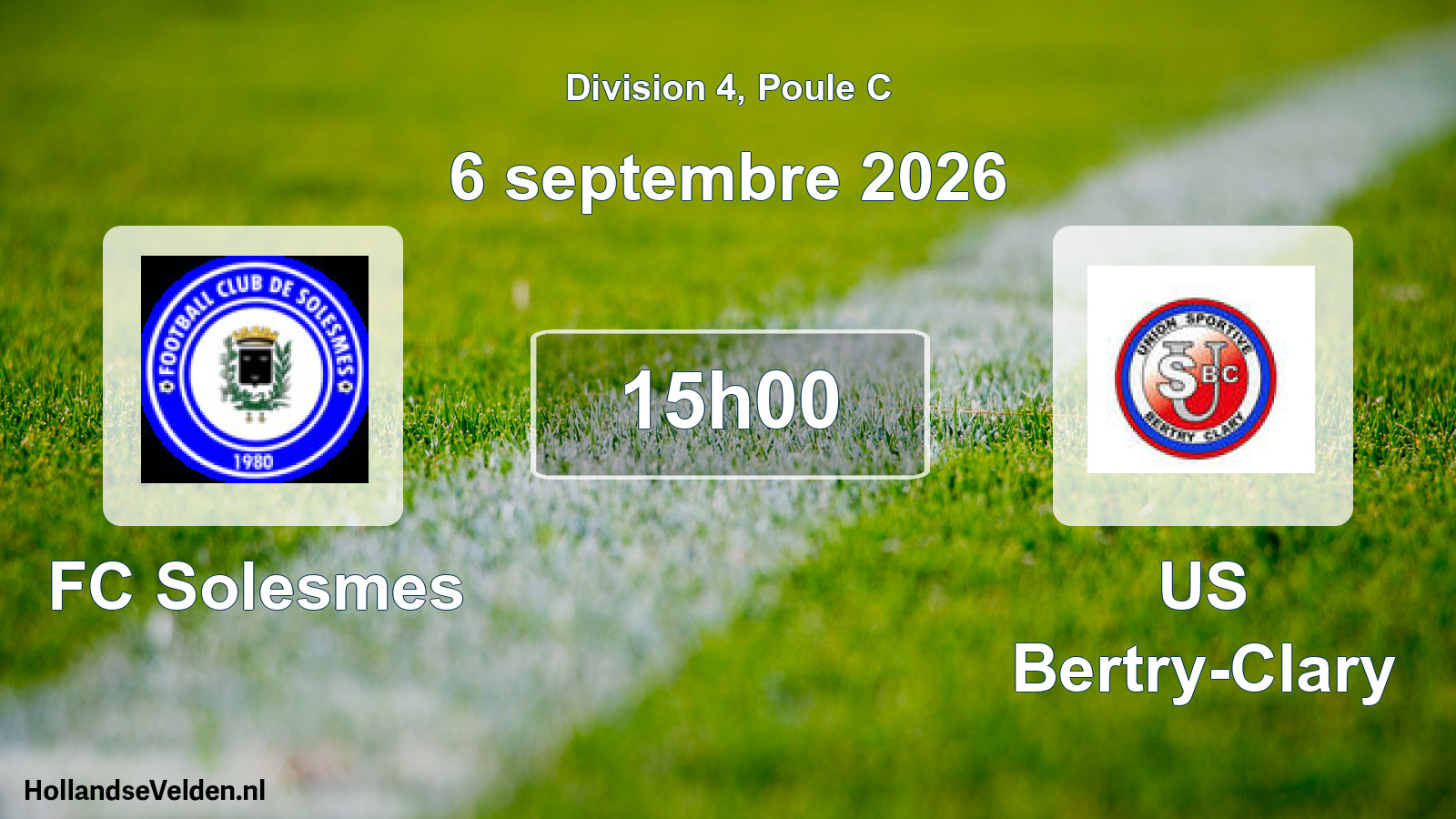 Scheduled Match: FC Solesmes - US Bertry-Clary (6 September 2026)