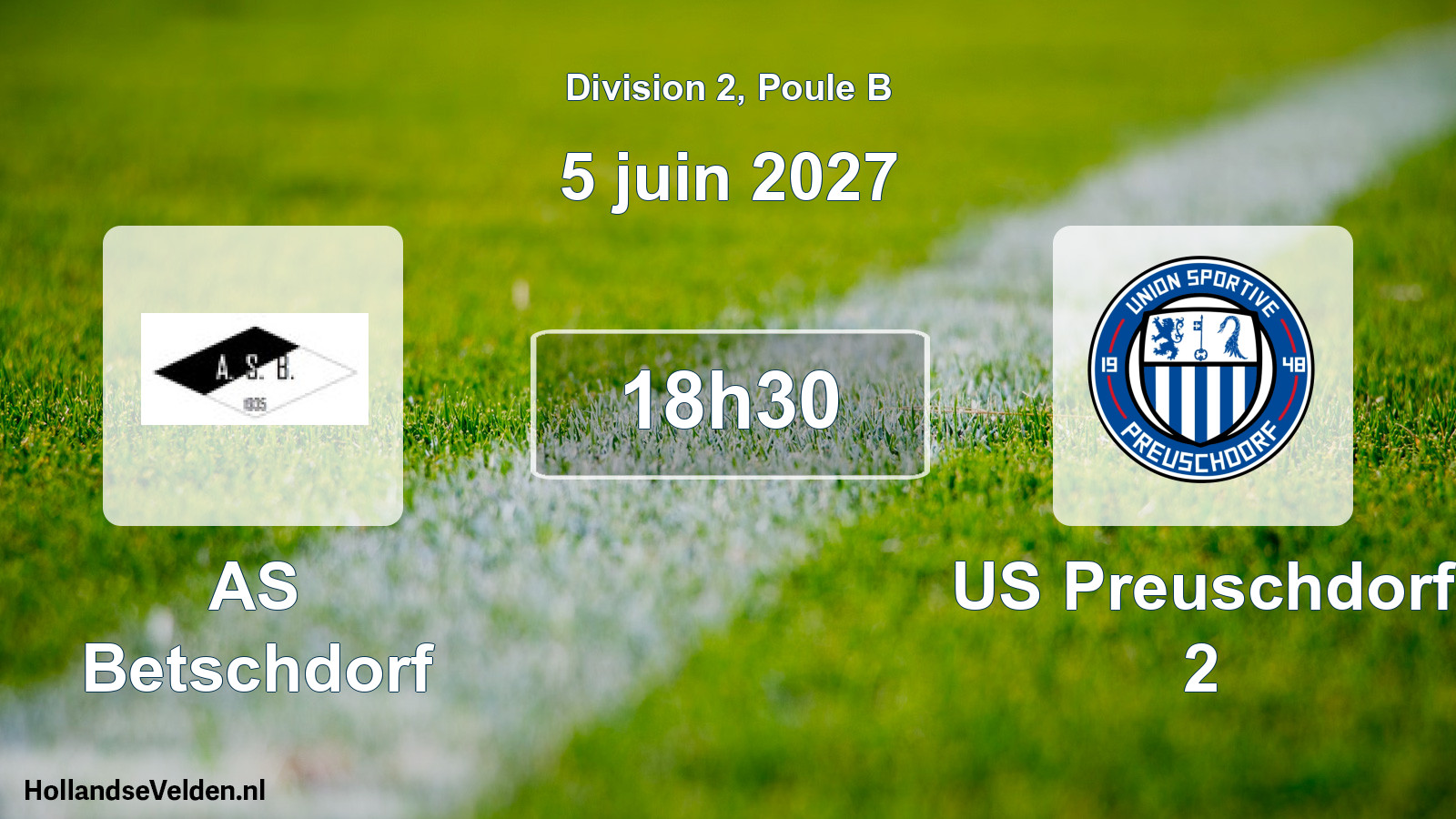Scheduled Match: AS Betschdorf - US Preuschdorf 2 (5 June 2027)